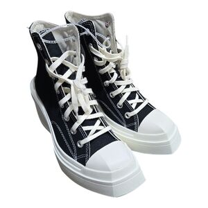 NEW Converse Chuck 70 De Luxe Wedge Black Womens Size 7.5